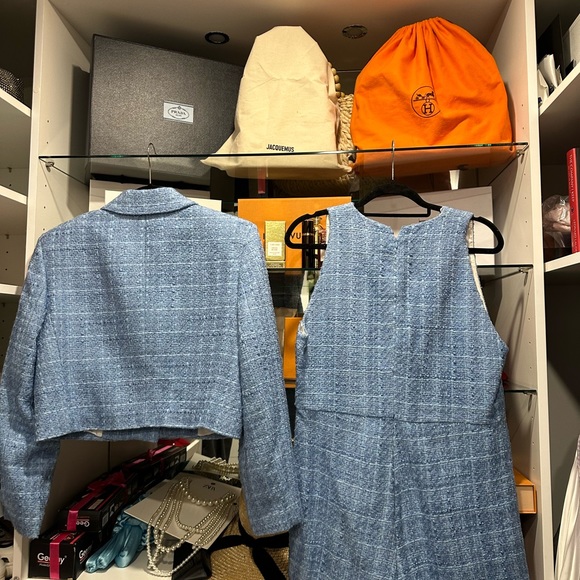 Women tweed blazer and romper Zara - Picture 7 of 7